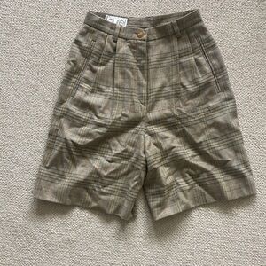 Vintage wool Bermuda shorts